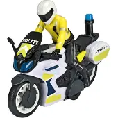 Dickie Toys Politimotorsykkel m. Figur - Yamaha - Lys/Lyd - - OneSize - Lekefigur