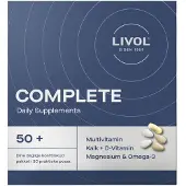 Livol Complete Daily Supplements 50+ 30 pieces