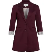 Vila Visaga Lang Jersey Blazer