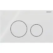 Geberit Sigma40 betjeningplade - Til dobbeltskyl round Sort mat