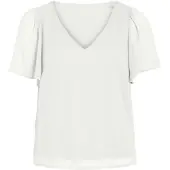 Vila Falia Kort Ermet Bluse