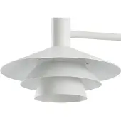 LUCANDE LED-gatelampe Montaro, 100 cm, hvit, sensor