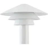 LUCANDE LED-gatelampe Montaro, 110 cm, hvit, IP54