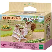 Sylvanian Families - Double Barnevogn - 4533 - - OneSize - Dukkevogn