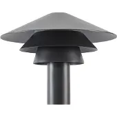 LUCANDE LED-gatelampe Montaro, 110 cm, antrasitt, IP54