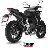 MIVV Gp 2x1 Yamaha Mt-07/fz-07 14-24 Homologert Komplett Linjesystem