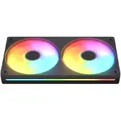Cougar 240mm omvendt vifte Unity240-FB, 240 ARGB PWM, sort