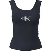Calvin Klein Lv00qs7603 Graphic Ermeløs T-skjorte