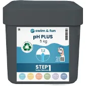 Swim & Fun pH-Plus 5 kg / pH-booster for basseng / pH-Plus granulat for bassengvann