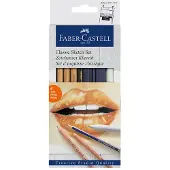Adlibris Tegnesett - Classic+ Skisse - 6 stk. - - OneSize - Fargesett