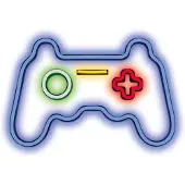 Forever TelForceOne Neon LED-skilt Gamepad dekorativ vegg 27,5x41x1,6 cm