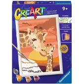Ravensburger Creart D Series Girafer Ved Solnedgang