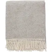 Södahl Pledd - 130x185 cm - Stillness - Beige sildebensveving