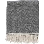 Södahl Plaid - 130x185 cm - Stillness - Grå sildebensvev