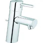GROHE Concetto håndvaskarmatur med løftestang og 1 1/4 bundventil samt 3/8 fleksible tilslutningsslanger
