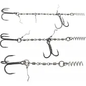 Abu Garcia Beast Chain Stinger Medium 1/0 - 2 pack