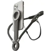 4smarts 541487, Mobiltelefon/smarttelefon, Aktiv holder, Hals, Grå, Sølv