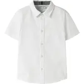 Name It Kids Skjorte - Noos - NkmNewsa - Bright White - - 7-8 år (122-128) - Skjorte K/E