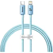 Baseus Crystal Shine USB-C to iP cable 20W 1.2m (blue)