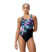 Speedo Female Placement Printed Powerback Badetøy