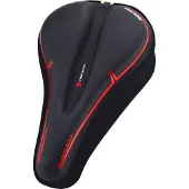 INF Memory Foam sykkelsetetrekk Red