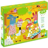 Djeco Mosaikk - Collage m. Mus - - OneSize - Kreativt leker