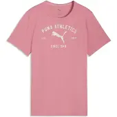 Puma Class Graphic Tee Youth, Clothing, Wild Pink, 15-16Y