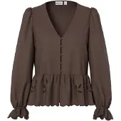 Pieces Pcfeluca Peplum Bluse