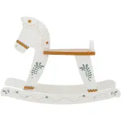 Bloomingville MINI Ruddy gyngehest, hest, hvit, MDF