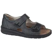 Fidelio herresandal i skinn - Svart - Sandaler