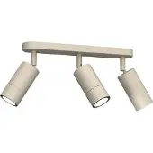 Luminex Downlight Link, beige, lengde 33 cm, 3 lyskilder, 3-flg.
