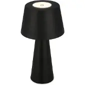 Briloner Kihi LED-bordlampe med oppladbart batteri, svart