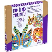 Djeco Masker - DIY - Jungeldyr - - OneSize - Kreativt leker