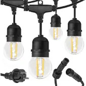 Spectrum LED Lyskrans 10m lyskjede 10xE27 lamper IP44