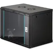 Digitus DN-37105 - 9U Wall-Mounted Cabinet | 600x450mm | Glass Door | Unmounted