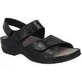 Berkemann damesandal - Svart - Sko - Tøffel - Sandaler