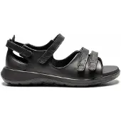 New Feet damesandal i skinn - Svart - Sandaler