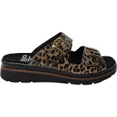 Fidelio dameslipper - Leopard - Sko - Tøffel - Sandaler