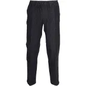 Brühl Jeans med strikk i livet - koksgrå/svart