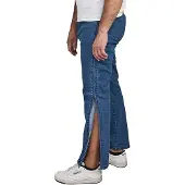 Dobsom Jeans med glidelås i siden – Blå