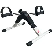 Seniorshop Sammenleggbar digital pedaltrener - hvit
