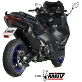 MIVV Sr-1 2x1 Yamaha T-max 560 22-24 Homologert Komplett Linjesystem