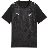 Puma New Zealand 2026 Home Jersey Youth, Football, Black/Silver, 5-6Y
