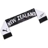 Puma New Zealand ftblCulture Scarf, Football, Black/White, OSFA