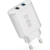 SBS TETR2USB21AWFAST, Innendørs, AC, 5 V, Hvit