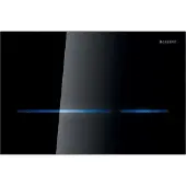 Geberit betj. Sigma80 sort - glas 230V
