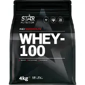 Star Nutrition Whey-100 Myseprotein 4 kg