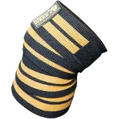 Gorilla wear Knee Wraps, black/red, 2.5 m