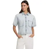 GUESS Jeans W5gh0fd5m83 Boxy Fit Kortarmet Skjorte