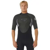 Rip Curl Omega Spring 2/2 Mm Fl Kortermet Shorty Med Glidelås Bak